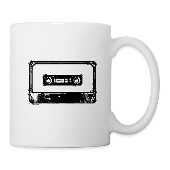 Cassette T-shirt - Mug - white - Right