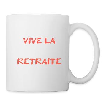 RUHESTAND. RUHESTAND. PENSIONIERT. RUHESTAND - Tasse - Weiß - Rechts