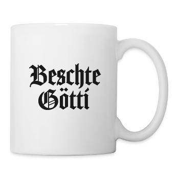 Beschte Götti uf da Welt bescht Götti Schweiz - Tasse - Weiß - Rechts