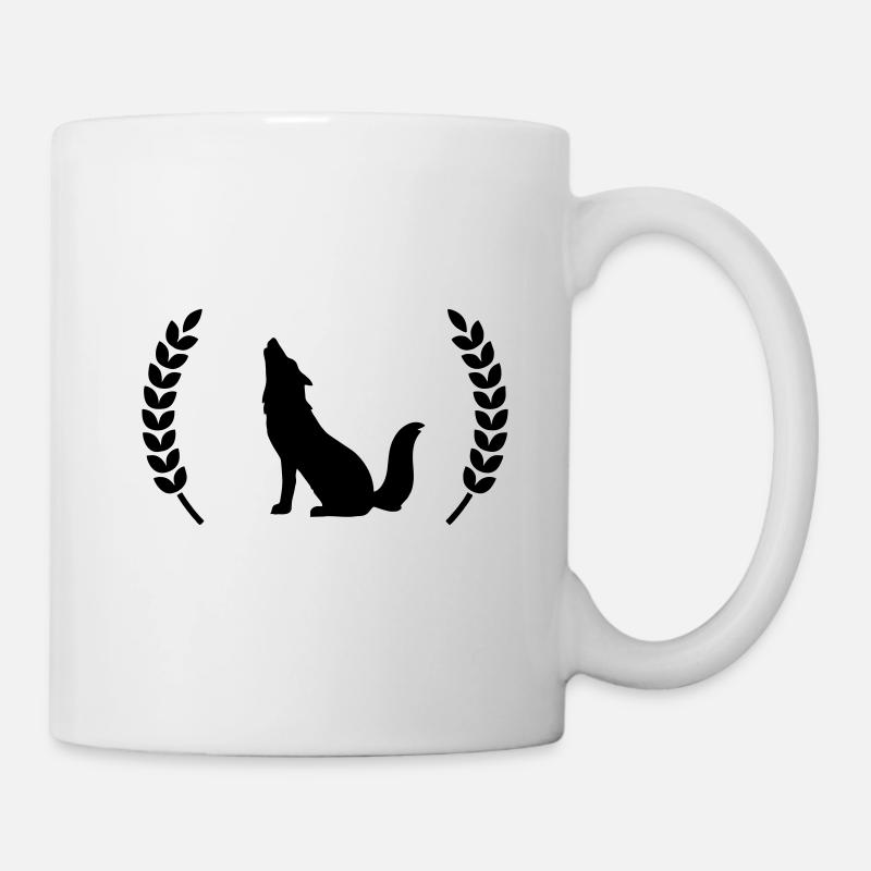 Wolf - Tasse - Weiß