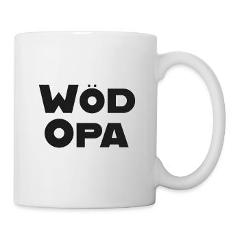 Wöd Opa Österreich bester Opa Großvater Österreich - Tasse - Weiß - Rechts