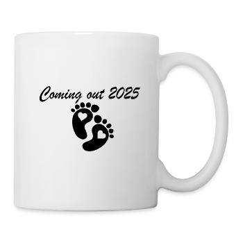Mother 2025 loading, I will be a mother in 2025 - Mug - white - Right