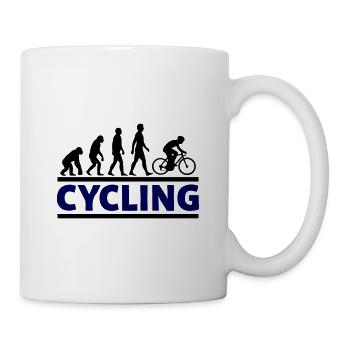 Radfahren Evolution Sport Radfahren Radfahren - Tasse - Weiß - Rechts