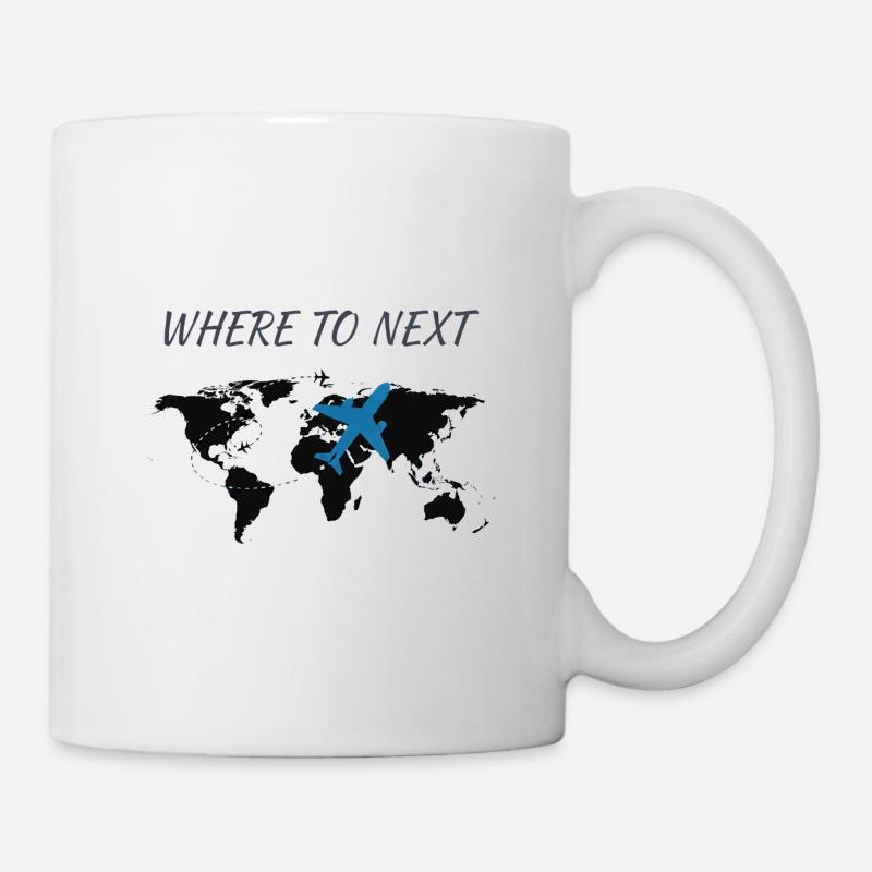 Où voyager ensuite Aventures - Mug blanc - blanc