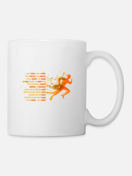 Je suis un Père - Je suis un coureur - Mug blanc - blanc