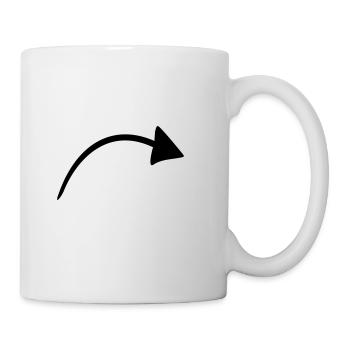 arrow - Mug - white - Right