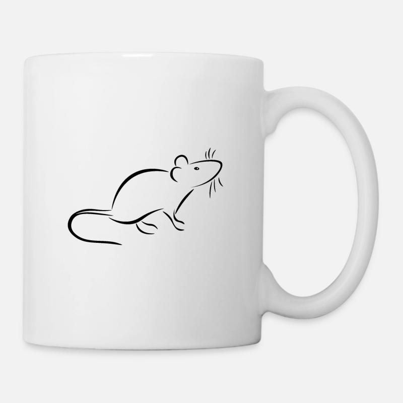 Rat and mouse - keeping tame rats or mice - Mug - white