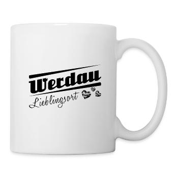Werdau - Lieblingsort mit Stadtnamen - Tasse - Weiß - Rechts