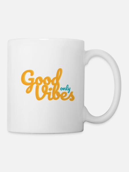 Good Vibes Only - Mug - white