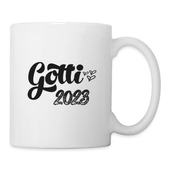 Gotti 2023 Gotti fragen Schweiz Patentante fragen - Tasse - Weiß - Rechts