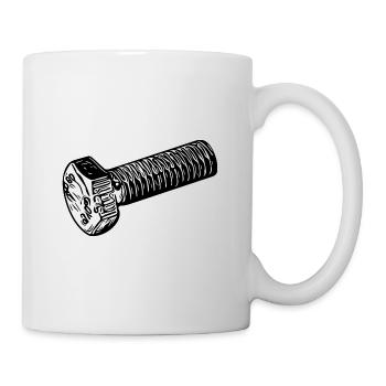 Accessoires d’atelier Pièce de rechange Vis - Mug blanc - blanc - Droite