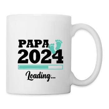 Papa 2024 loading - Mug blanc - blanc - Droite
