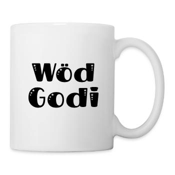 Wöd Godi beste Godi Taufpatin Österreich Taufe - Tasse - Weiß - Rechts