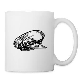 Cap Costume Replacement Fairing Peaked Cap - Mug - white - Right