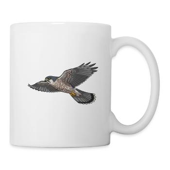 Sperber Greifvogel - Tasse - Weiß - Rechts