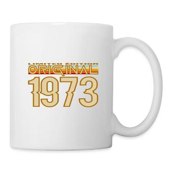 Jahr 1973 Vintage Original - Tasse - Weiß - Rechts