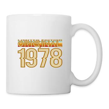 Originales Vintage-Logo 1978 - Tasse - Weiß - Rechts