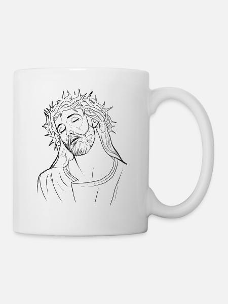 JESUS. JESUS CHRISTUS BIBEL RELIGION GOTT GESCHENK - Tasse - Weiß
