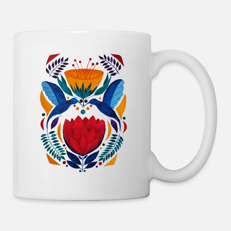 Lovers | Colorful ethnic design - Mug - white