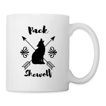 Emballer la louve. Cadeaux pour maman. Mère. Maman loup. - Mug blanc - blanc - Droite