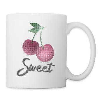 Sweet cherry fruit strawberry gift cherry tree - Mug - white - Right
