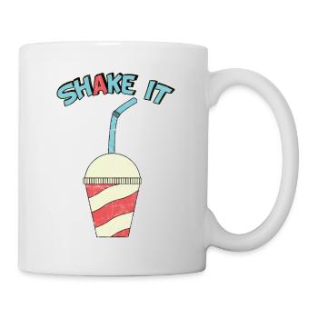 Milchshake Sommer Eis Softeis Limonade Geschenk - Tasse - Weiß - Rechts