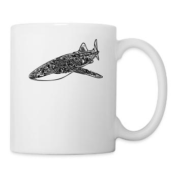 Walhai - Tasse - Weiß - Rechts