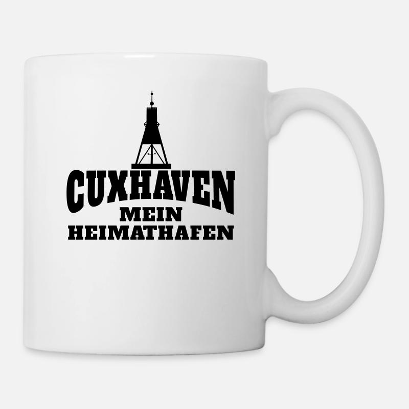 Cuxhaven mein Heimathafen - Tasse - Weiß