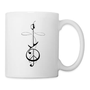 Gitarre - Tasse - Weiß - Rechts