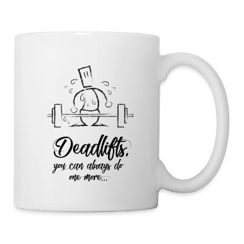 Un soulevé de terre supplémentaire - Mug blanc - blanc - Droite