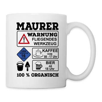 Bricklayer - Mug - white - Right