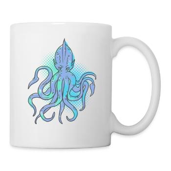 tintenfisch - Tasse - Weiß - Rechts