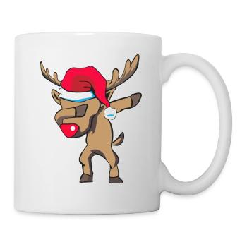 tamponner Rudolph comme cadeau pour Noël - Mug blanc - blanc - Droite