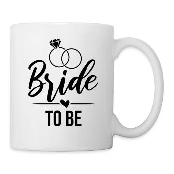 Bride to be - future mariée - noir - Mug blanc - blanc - Droite
