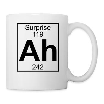 Ah - the Element of Surprise - Mug blanc - blanc - Droite