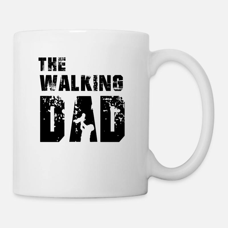 The Walking Dad - Tasse - Weiß