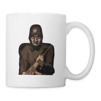 Halbfigur - Tasse - Weiß - Rechts