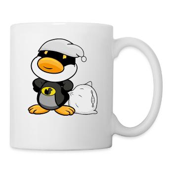 Bettmann duck, super hero, duck, tired! 2 - Mug - white - Right