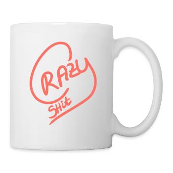 Crazy Shit Coral - Tasse - Weiß - Rechts