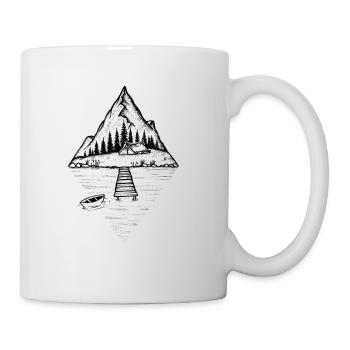 Camping am See - Tasse - Weiß - Rechts