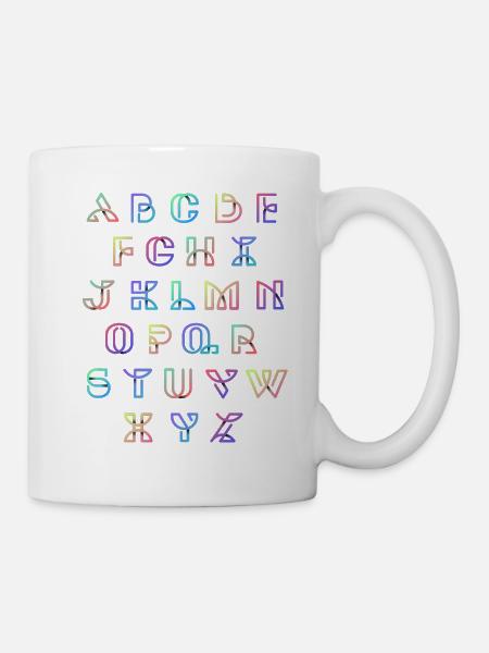 Colorful ABCLimited Edition - Mug - white