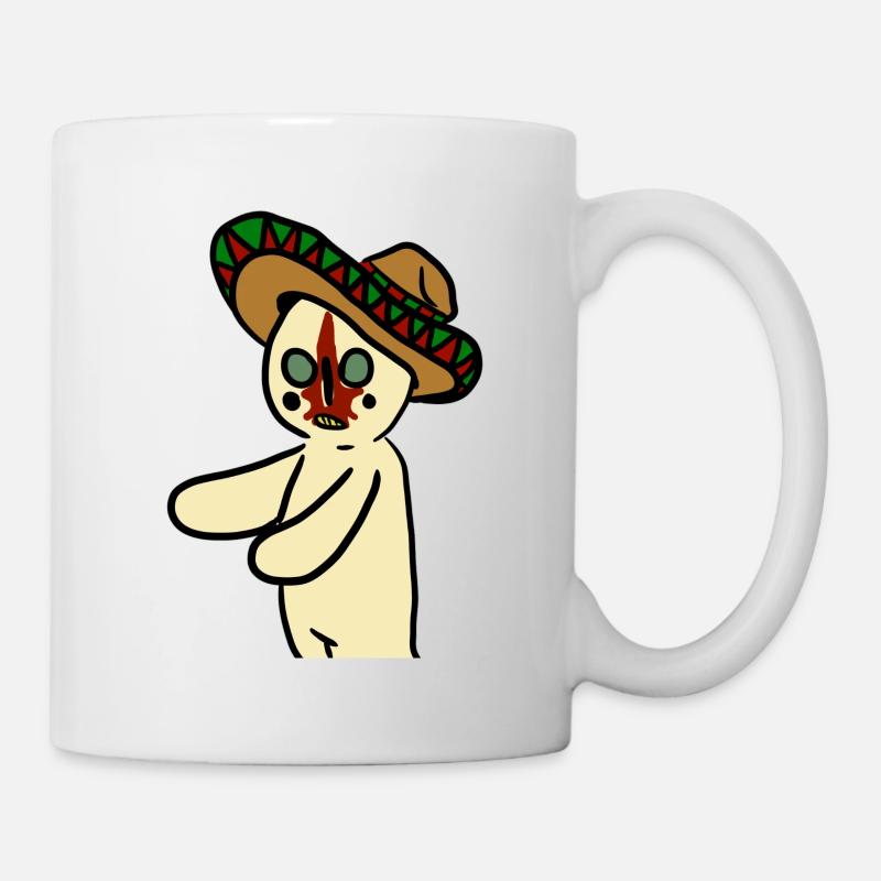 SCP 173 Sombrero - Tasse - Weiß