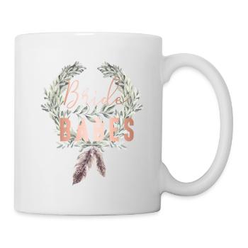 Boho Bride Babes Lorbeerkranz - Tasse - Weiß - Rechts