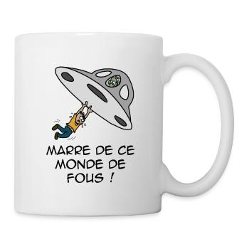 OVNI - Mug blanc - blanc - Droite