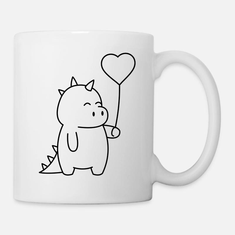 CUTE DINO - Tasse - Weiß