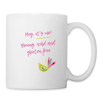 Hey it s me! Young, wild and gluten-free - Mug - white - Right