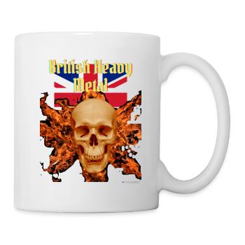 Heavy Metal britannique - Mug blanc - blanc - Droite