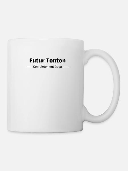 Futur Tonton Complètement Gaga - Mug blanc - blanc