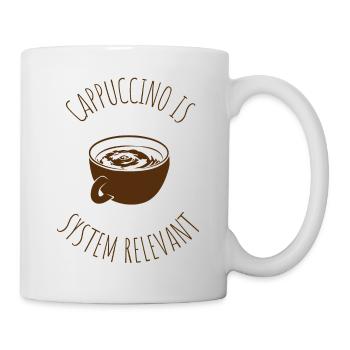 Cappuccino system relevant - Mug - white - Right