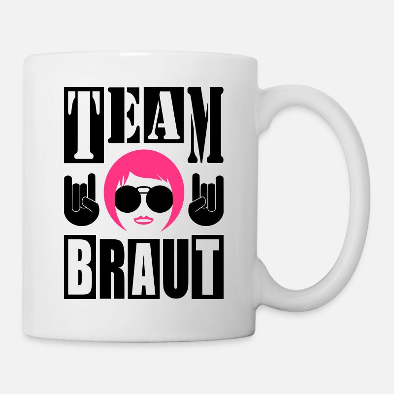 Team Braut - Tasse - Weiß